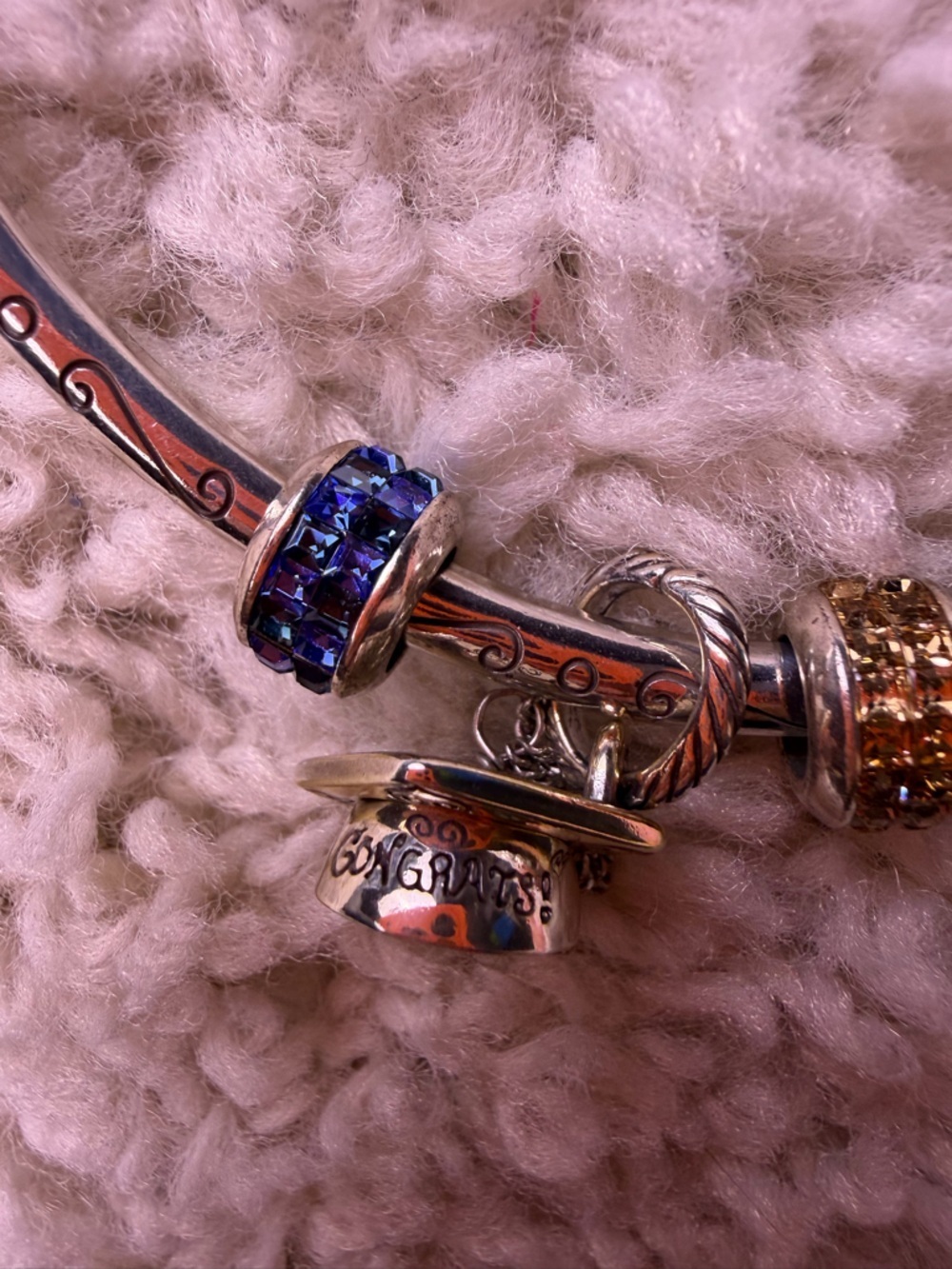 Silver Brighton Graduation Charm Bracelet - Picture 5 of 6